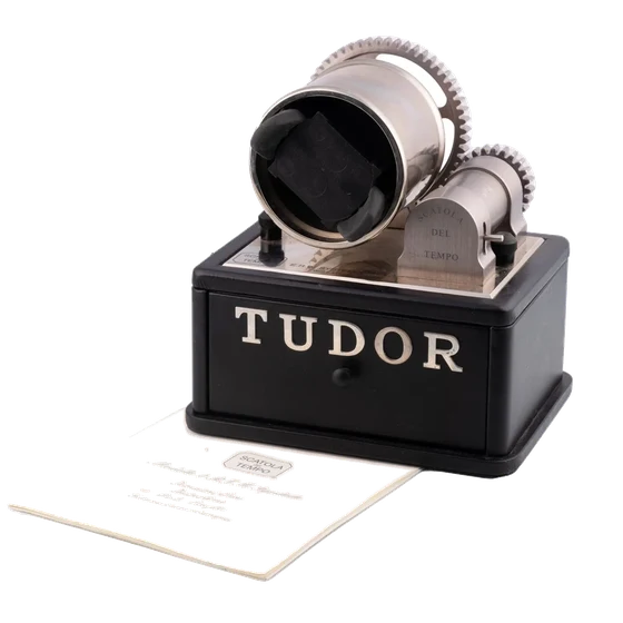 Scatola del Tempo for Tudor Ref. 1RT-M-99 Squelette, electric rotating box; chromium plate