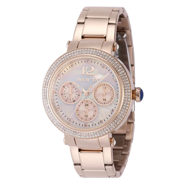 Invicta Bolt Glintara Watch w/ Mother of Pearl Dial - 37mm. Rose Gold (48863) kol saati