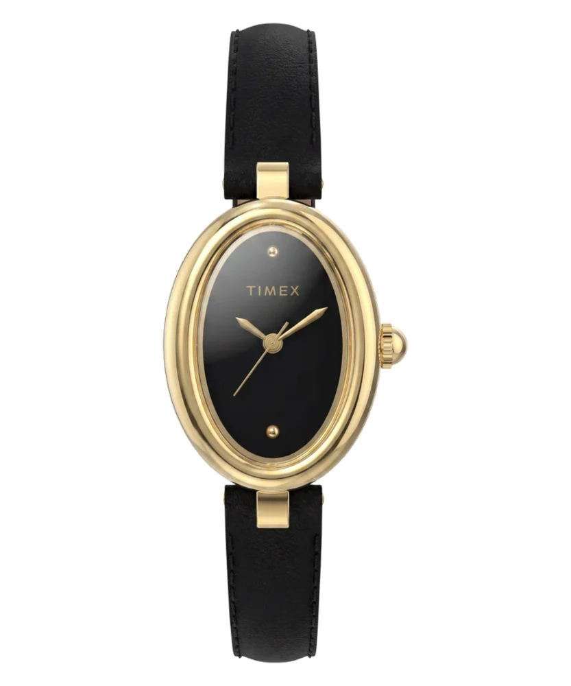 Timex Cavatina® Luxe 22mm Leather Strap Watch TW2Y86300 22 mm kol saati