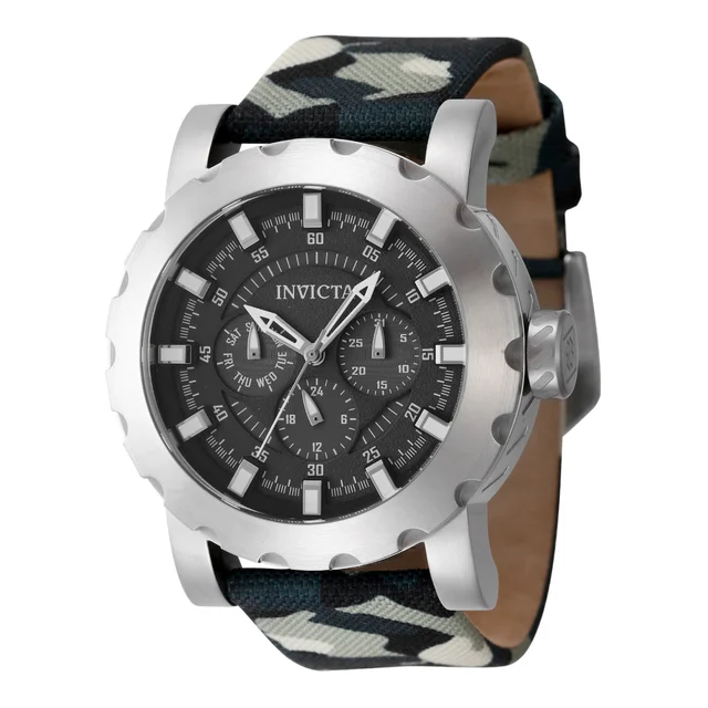 Invicta I-Force Commando Watch - 46mm. Camouflage, Green (47581) kol saati