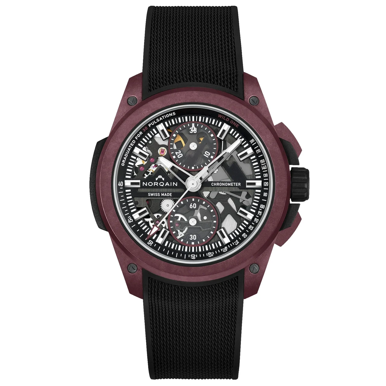 Norqain Wild One Skeleton Chrono Limited Edition 42Mm N3002.40Q02.B01.R02 42 mm kol saati
