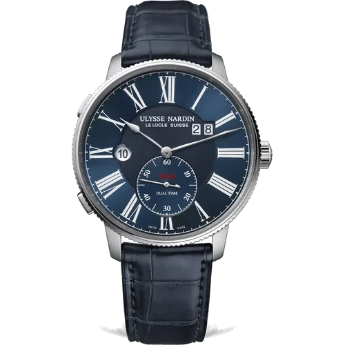 Ulysse Nardin Marine Torpilleur Dual Time 3343-320-3A/1A kol saati