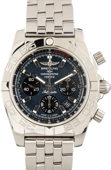 Breitling Chronomat 44 Japan Limited Edition Mother of Pearl Dial AB01114K/BD34 kol saati