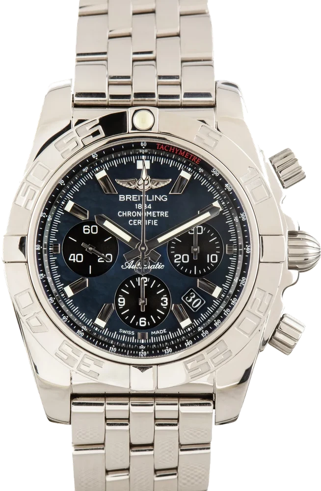Breitling Chronomat 44 Japan Limited Edition Mother of Pearl Dial AB01114K/BD34 44 mm kol saati