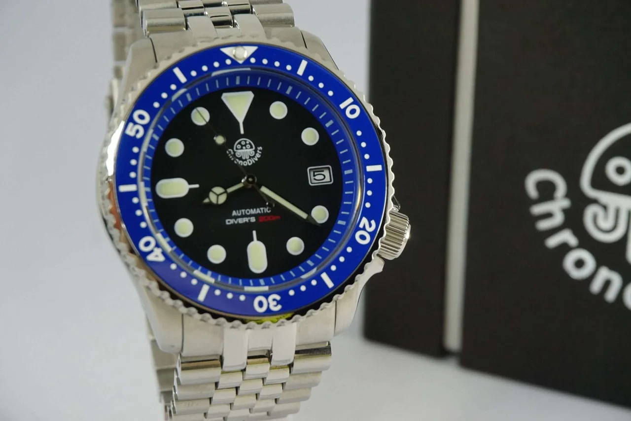 Chronodivers CD200SMURF-SILI 41 mm kol saati
