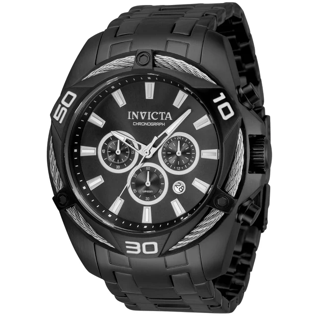 Invicta Bolt Tensora Watch - 50mm, Black (ZG-34136) kol saati