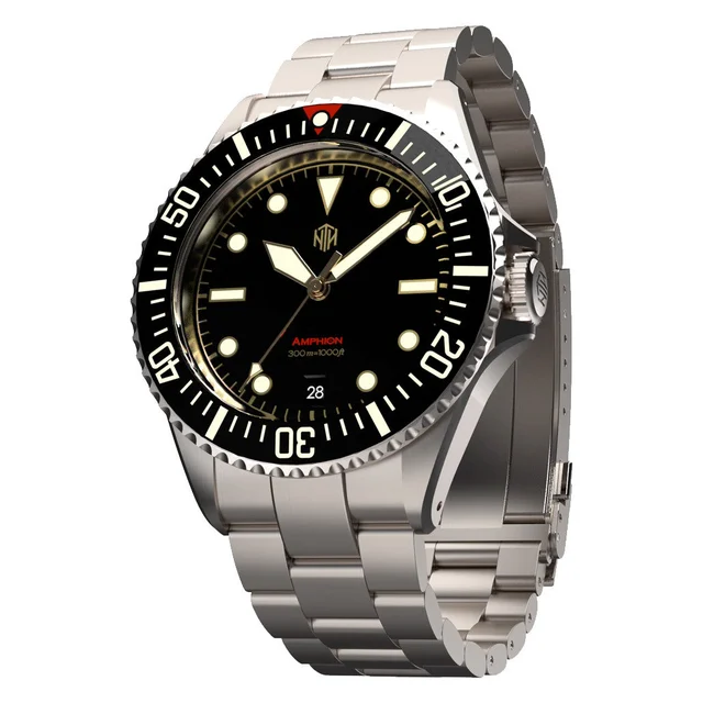 NTH Amphion Vintage Gilt Hi-Beat Automatic Dive Watch with Date #WW- -AVGD WW-NTH-AVGD kol