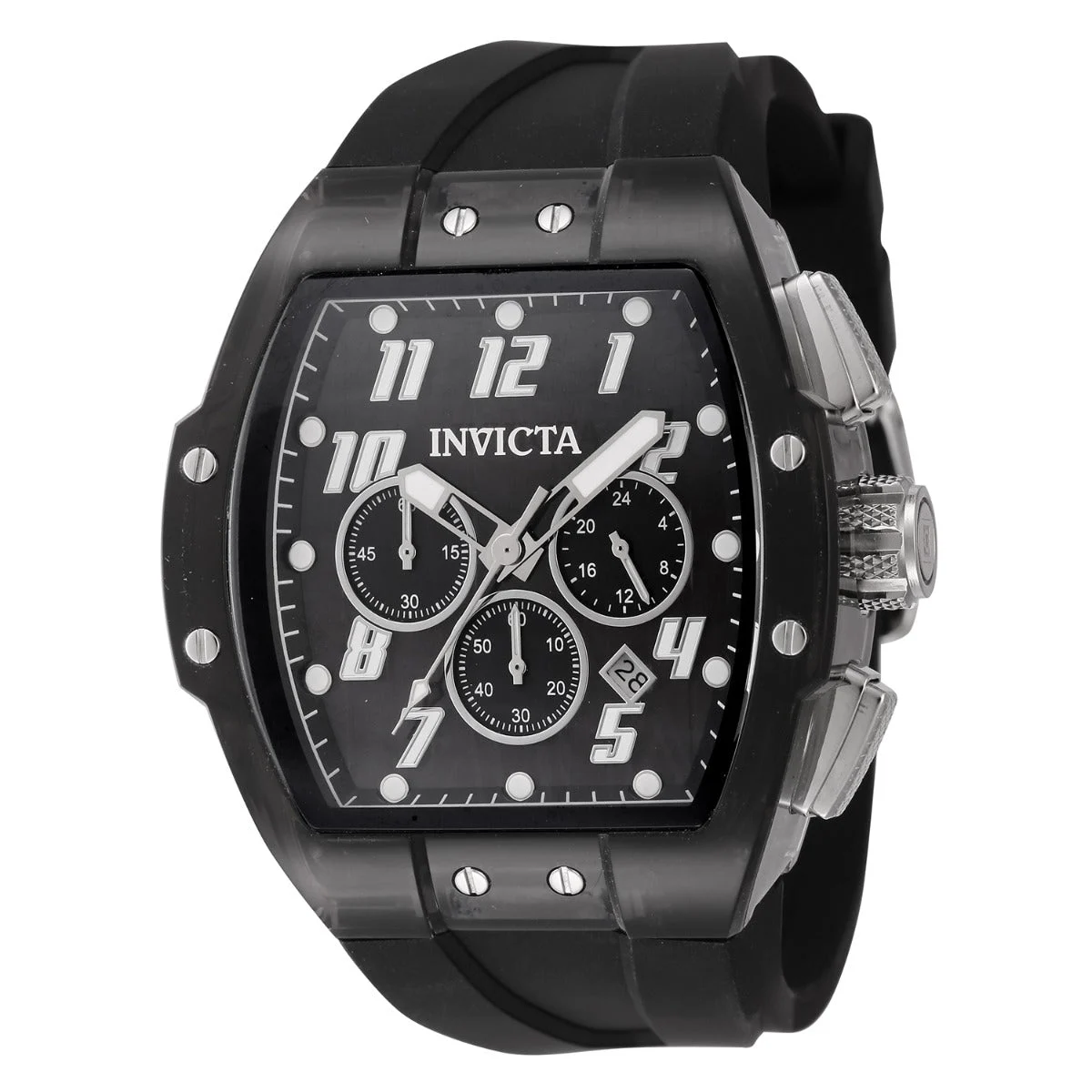 Invicta Rally Kinesia Anatomic Watch - 47mm. Black (45480) 47 mm kol saati