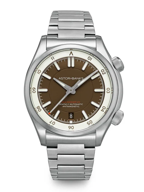 Astor+Banks Sea Ranger M2 Tobacco kol saati