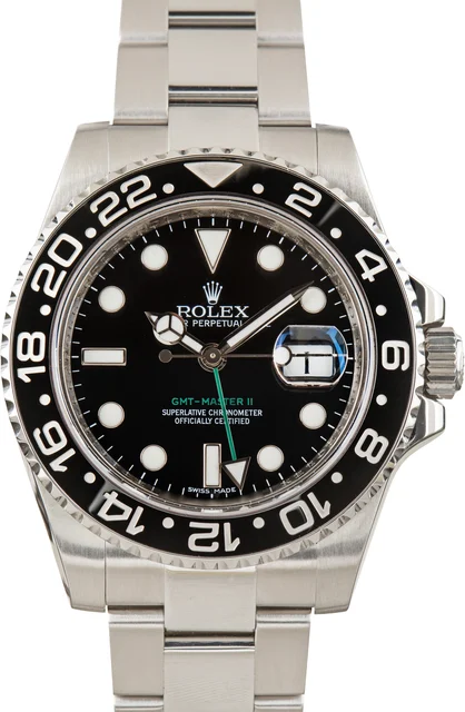 Rolex GMT-Master II Ref 116710 Black Dial 116710LN kol saati