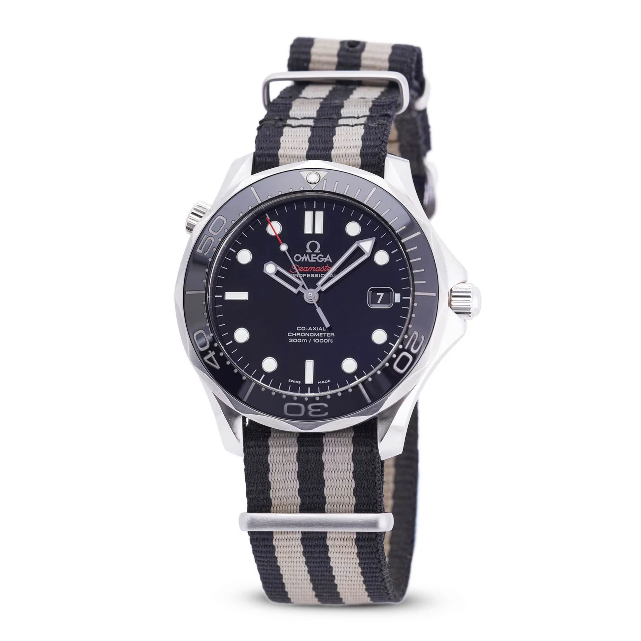 OMEGA OMEGA, REF. 212.30.36.20.01.002, SEAMASTER, PROFESSIONAL DIVER CO-AXIAL CHRONOMETER 300M/1000FT, STAINLESS STEEL 36 mm kol saati