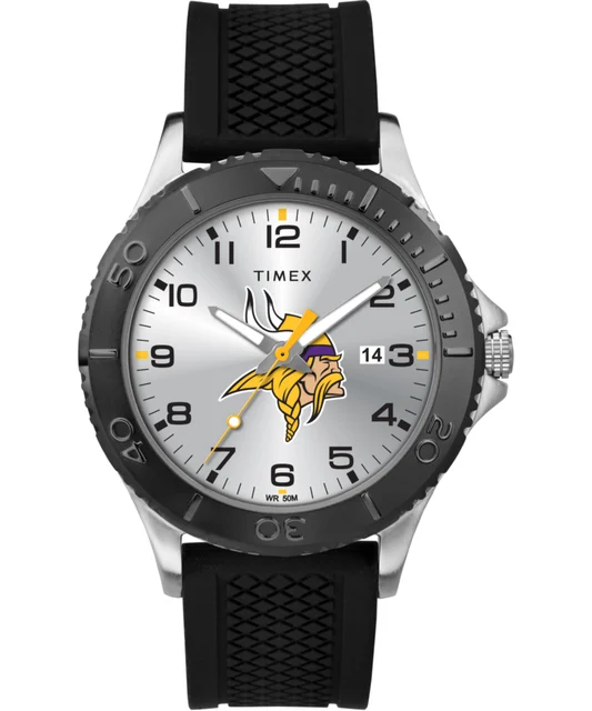 Timex Gamer Black Minnesota Vikings TWZFVIKMD kol saati