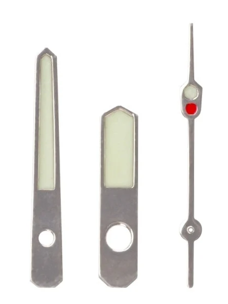 Islander Silver MM Style Luminous Watch Hands For Seiko SKX007, SNZF17, SNZH55, SNK809, etc. Watches #H12 kol saati