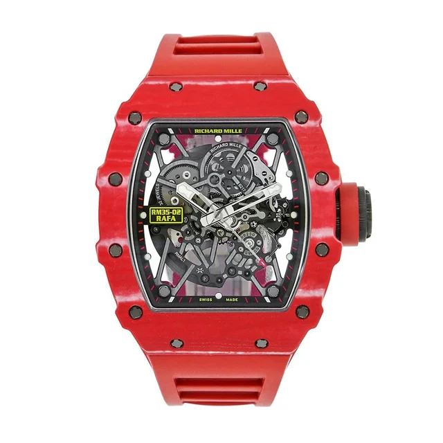 Richard Mille Automatic Rafael Nadal Red Men’s Watc Richard Mille RM 35-02 Automatic Rafae