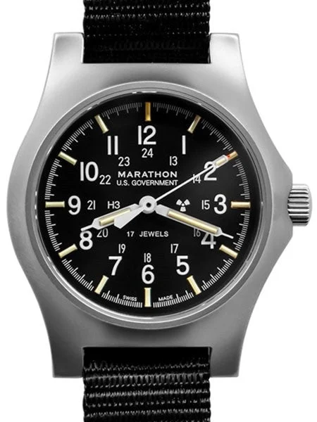 Marathon Mechanical Hand Winding General Purpose Watch with Tritium Illumination #WW194003