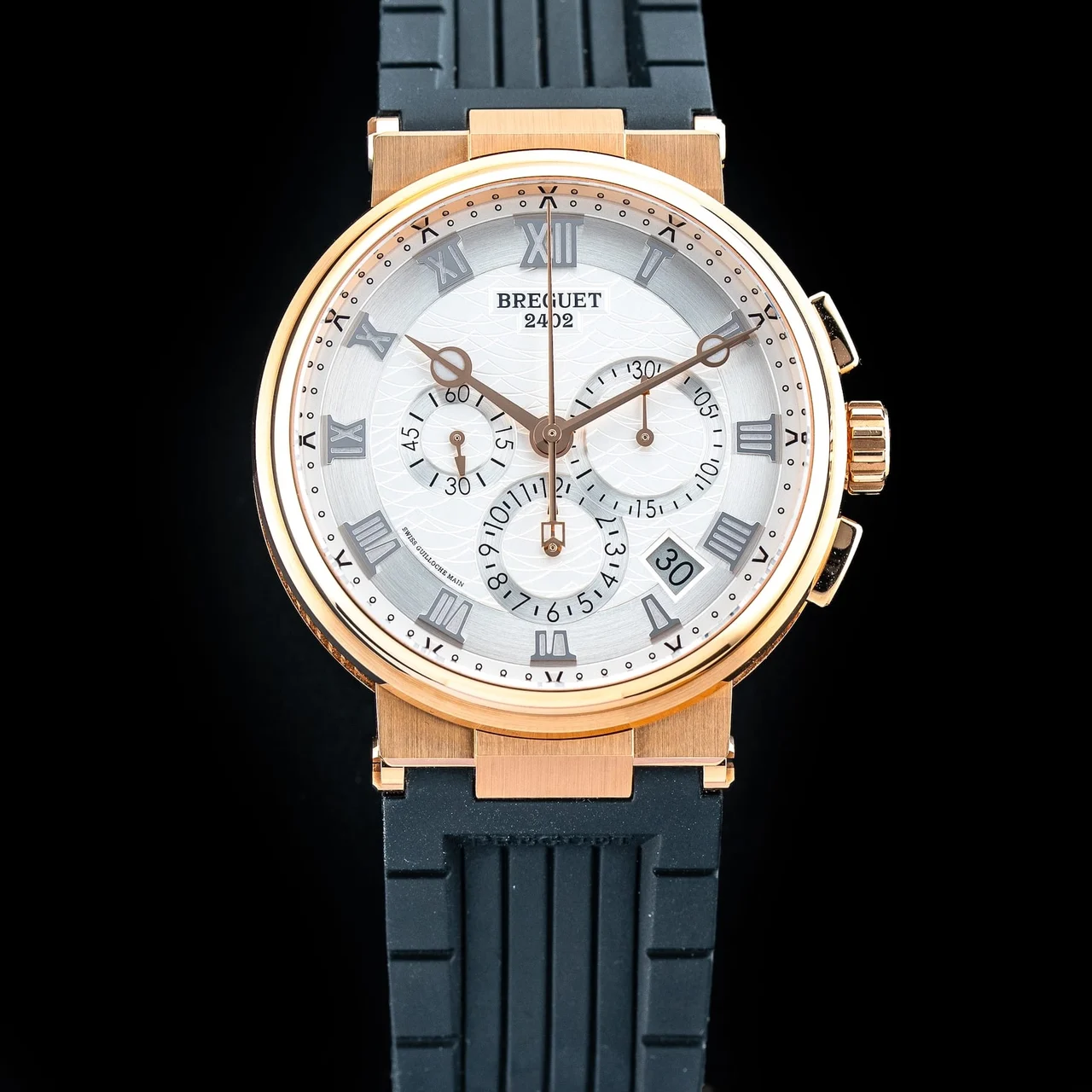 Breguet Marine Chronographe 210009N30556 42.3 mm kol saati