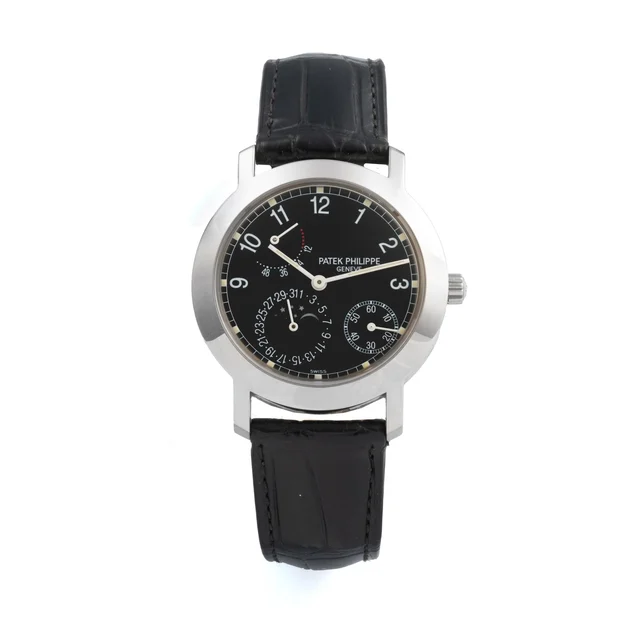 Patek Philippe PATEK PHILIPPE, REF. 5055G, POWER RESERVE MOON PHASE, WHITE GOLD kol saati