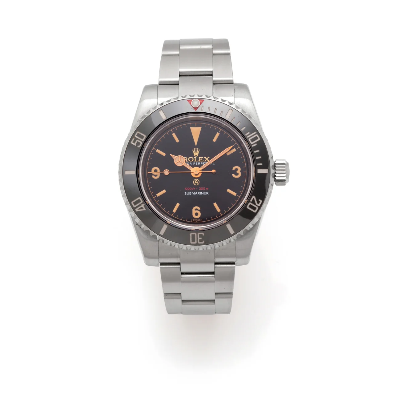 Artisans De Geneve/Rolex ARTISANS DE GENEVE/ROLEX REF. 114060, TRIBUTE TO 5513, STAINLESS STEEL kol saati