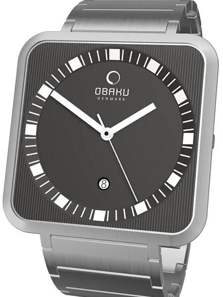 Obaku Harmony Quartz Watch with Stainless Steel Bracelet #V139GCBSC kol saati