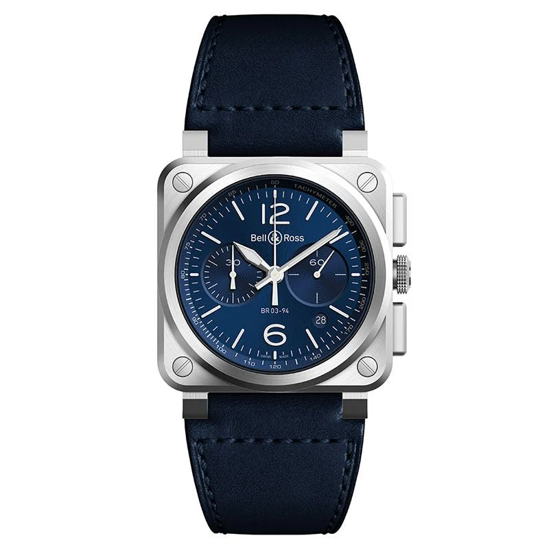 Bell & Ross Bell & Ross Br 03 BR0394-BLU-ST/SCA 42 mm kol saati