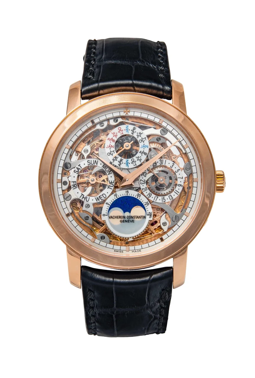 Vacheron Constantin VACHERON CONSTANTIN, REF. 43172, SKELETONIZED PERPETUAL CALENDAR, PINK GOLD kol saati