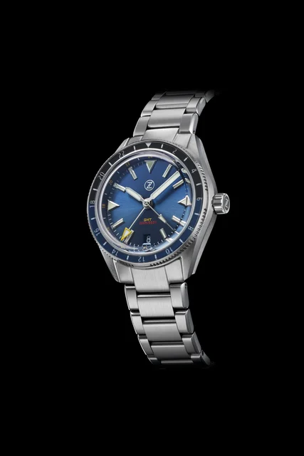 Zelos Horizons V2 GMT 200m SS Midnight Blue kol saati