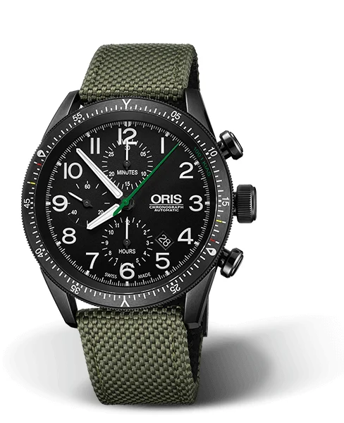 Oris Paradropper LT Staffel 7 Limited Edition 01 774 7661 7734-Set TS 44 mm kol saati