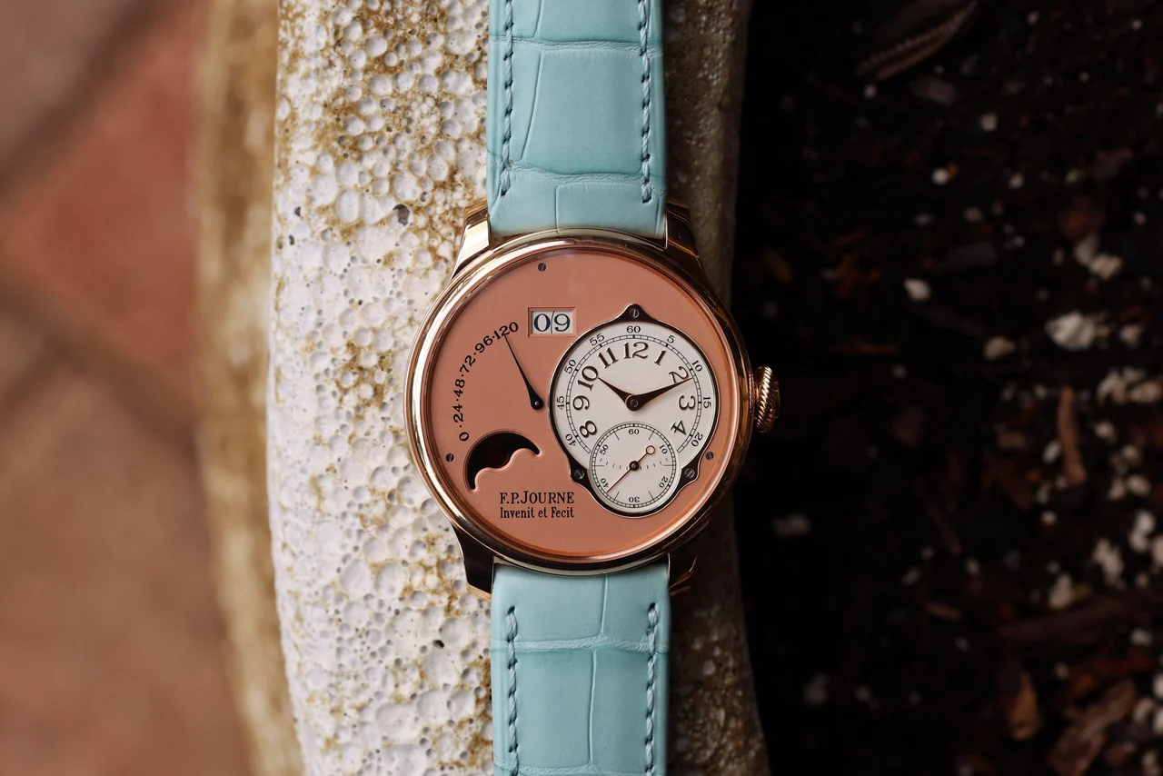 F.P. Journe Octa Lune ref. LN “Rose Gold, Salmon Dial, 40mm” 40 mm kol saati