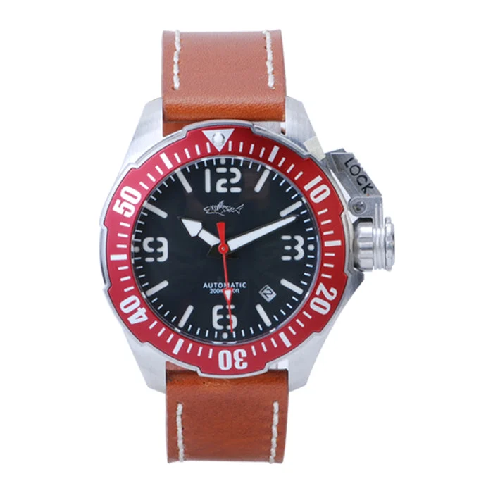 Heimdallr Sharkey Frog-man Automatic Watches 海米德-蛙人-蓝色- 皮带 700 48.4 mm kol saati