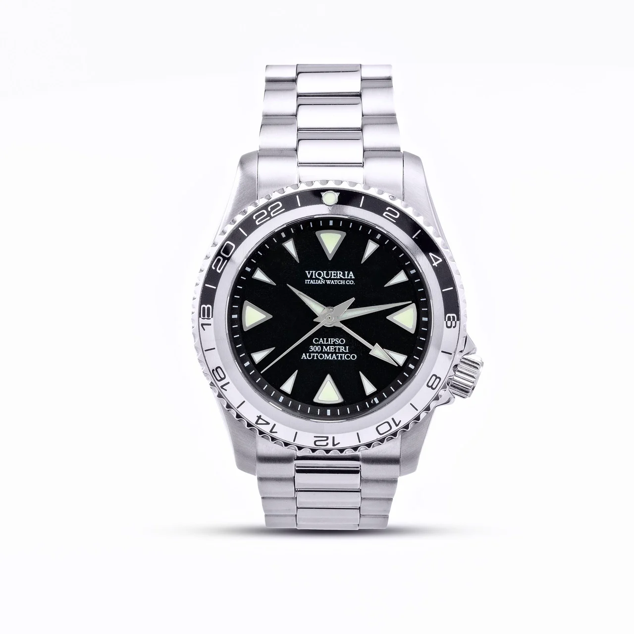 Viqueriawatches Calipso GMT – Moon Black 42 mm kol saati