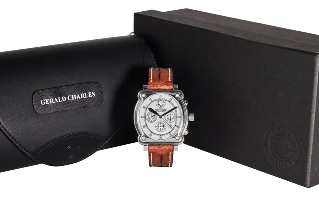 Gerald Charles GERALD CHARLES, REF. GC16-SS-CS15BDR-01, TURBO, STEEL kol saati