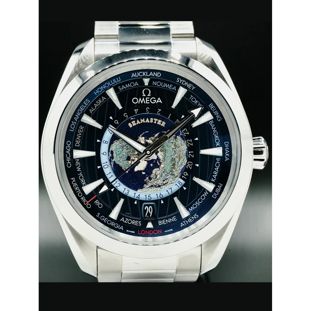 OMEGA Seamaster Aqua Terra 150m GMT World Timer 43mm on Bracelet 220.10.43.22.03.001 21000