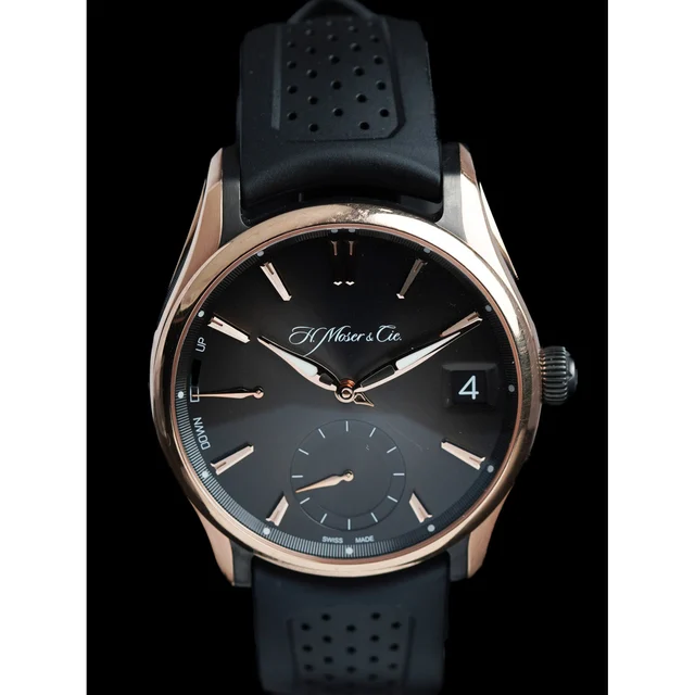 H. Moser & Cie. - Moser & Cie. Pioneer Perpetual Calendar Red Gold Titanium Ardoise Fume D