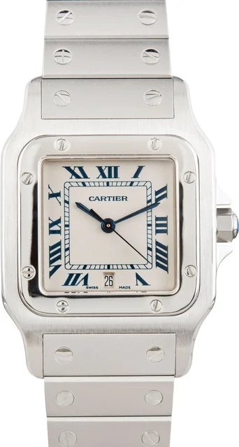 Cartier Santos Galbee Ref W20018D6 Stainless Steel kol saati
