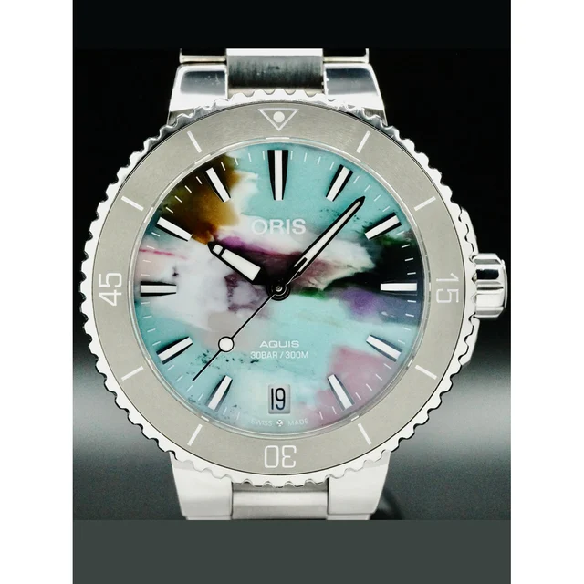 Oris Aquis Date Upcycle 36mm 210000029370 kol saati