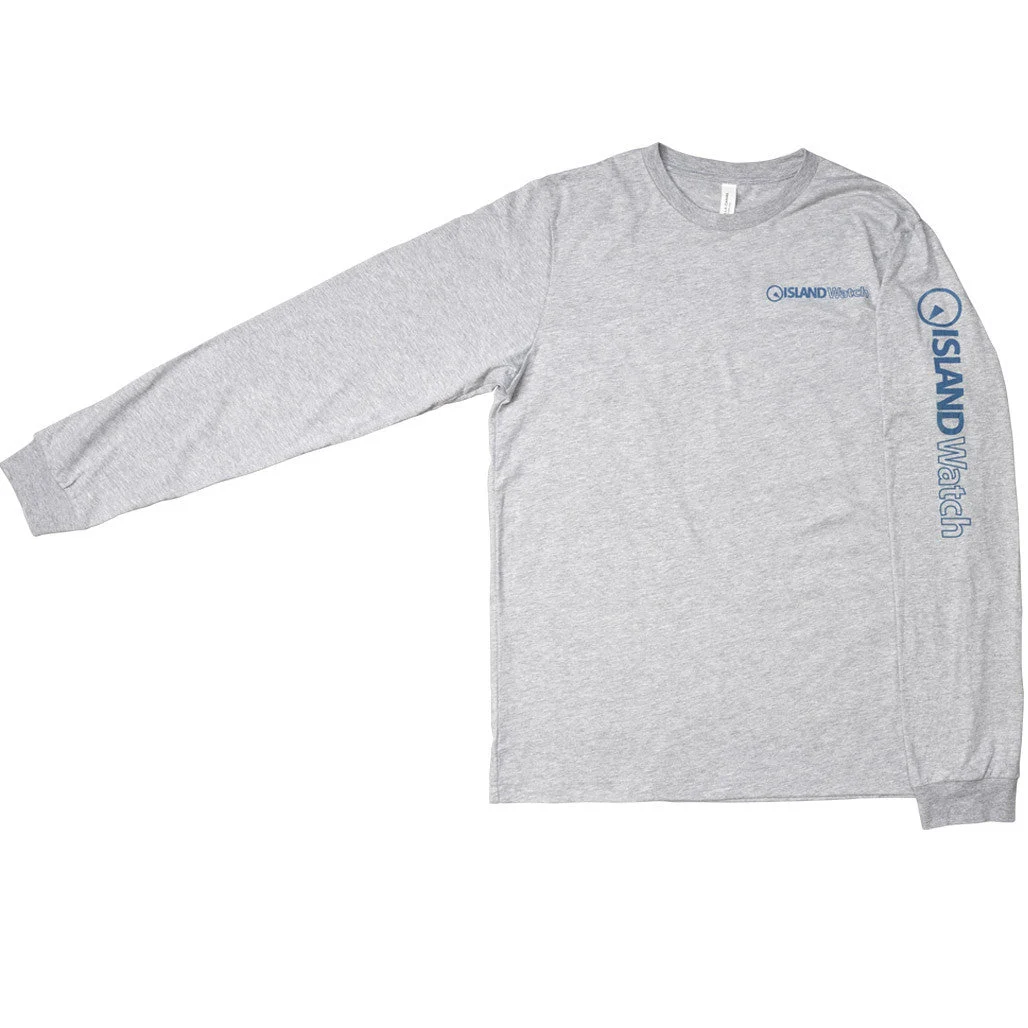 Island Watch Long-Sleeve T-Shirt in Grey #LSTS-G LSTS-G-S kol saati