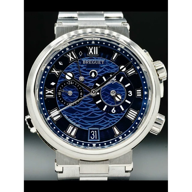Breguet Marine Alarme Musicale 5547BB/Y2/9ZU 210000033377 kol saati