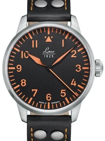Laco Neapel Type A Dial Automatic Pilot Watch with Sapphire Crystal #861965 42 mm kol saati