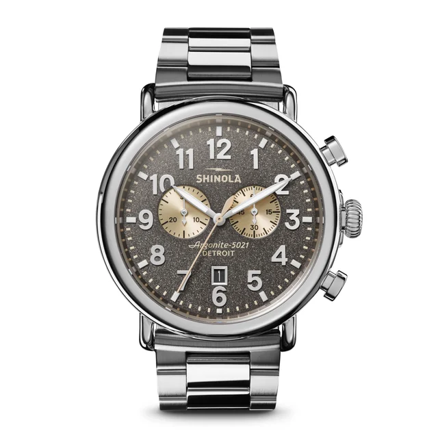 Shinola The Runwell S0120161938-1-CoolGry-47-USA kol saati