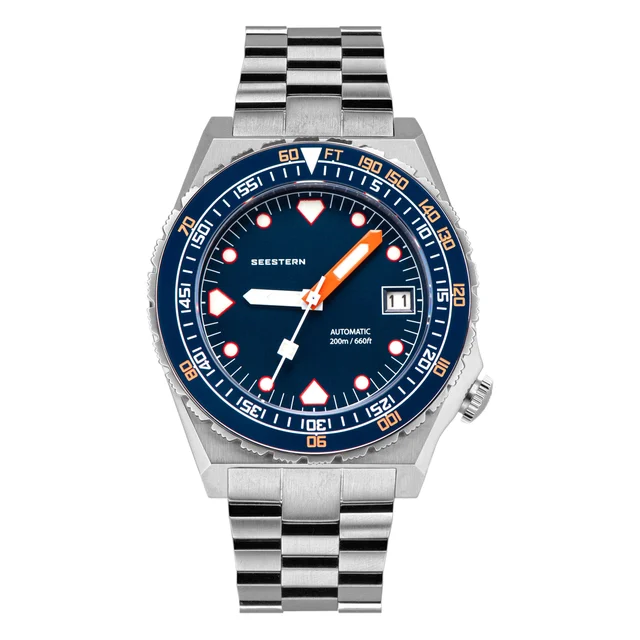 Sugess Seestern Vintage S407 600T Deep Blue Dial Ceramic Bezel seestern-vintage-s407-600t-