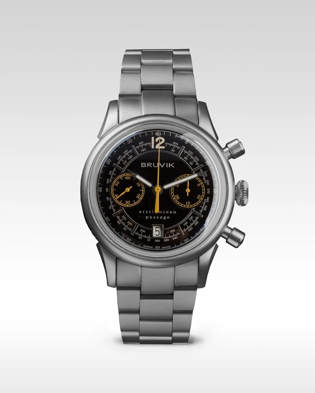 Bruvik Fine Timepieces 000010AOBCHRB 42 mm kol saati
