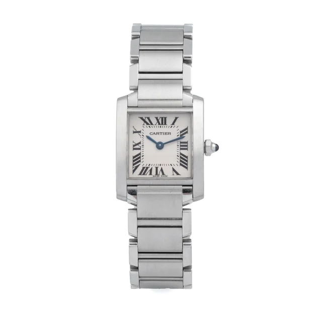 Cartier CARTIER REF. 2384, LADY'S TANK FRANÇAISE, STEEL kol saati