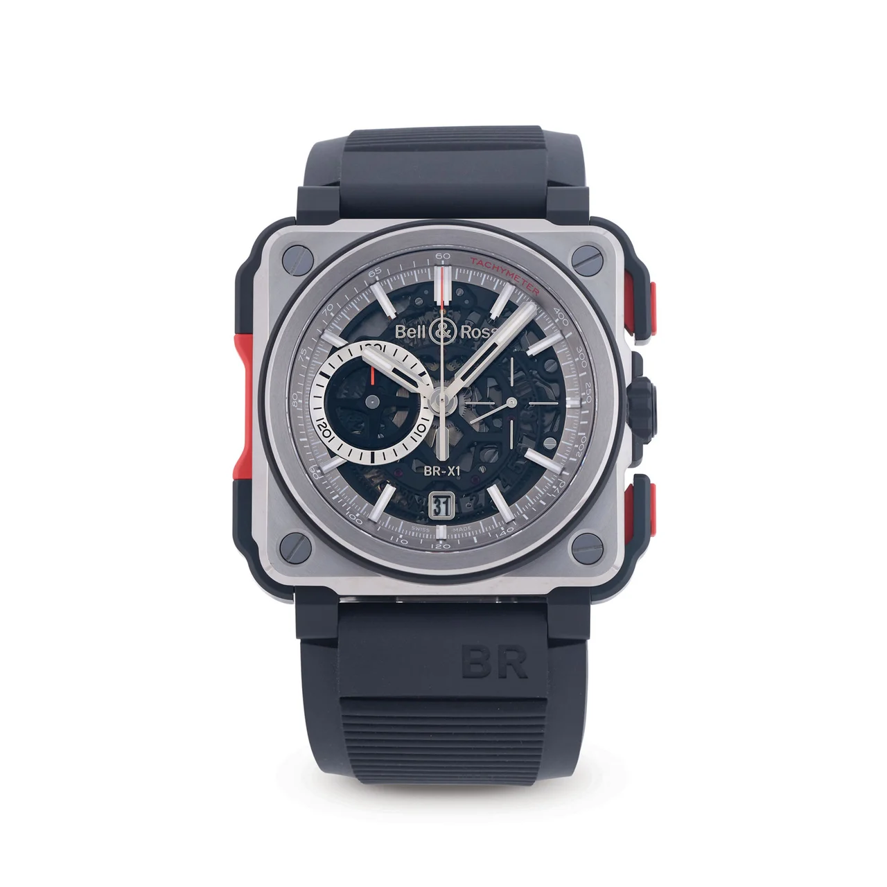 Bell & Ross BELL & ROSS, REF. BRX1-CE-T1-RED, BR-X1, LIMITED TO 250 PIECES, CERAMIC AND TITANIUM kol saati