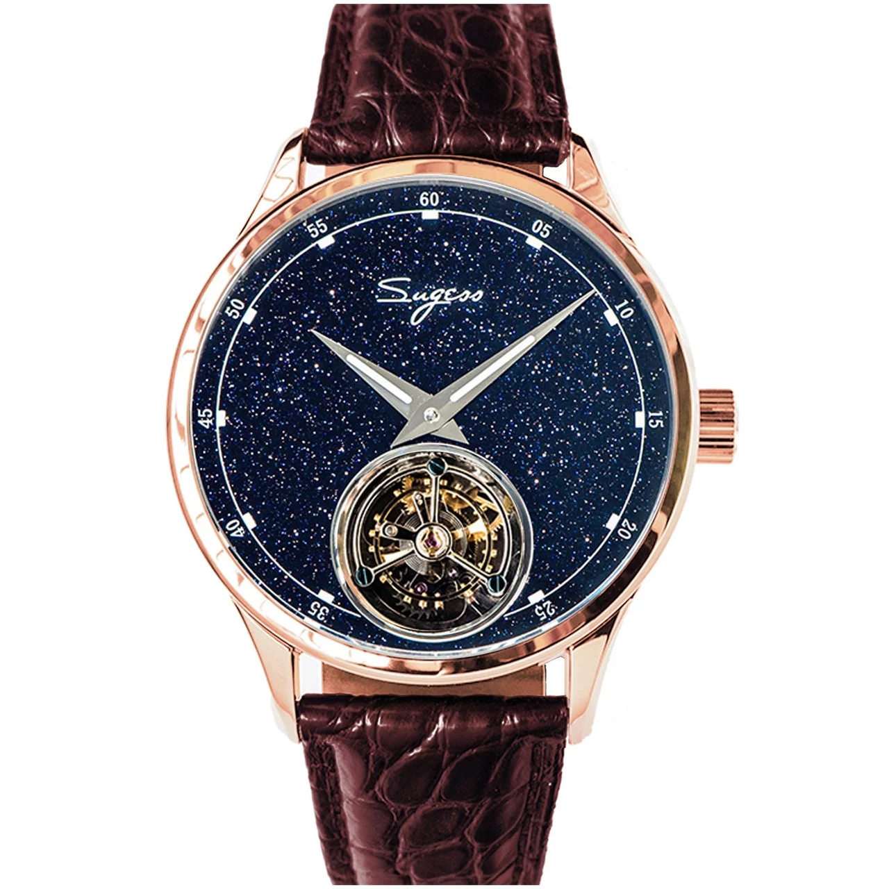 Sugess Tourbillon Master SU8230STRG Rose Gold Case 41 mm kol saati