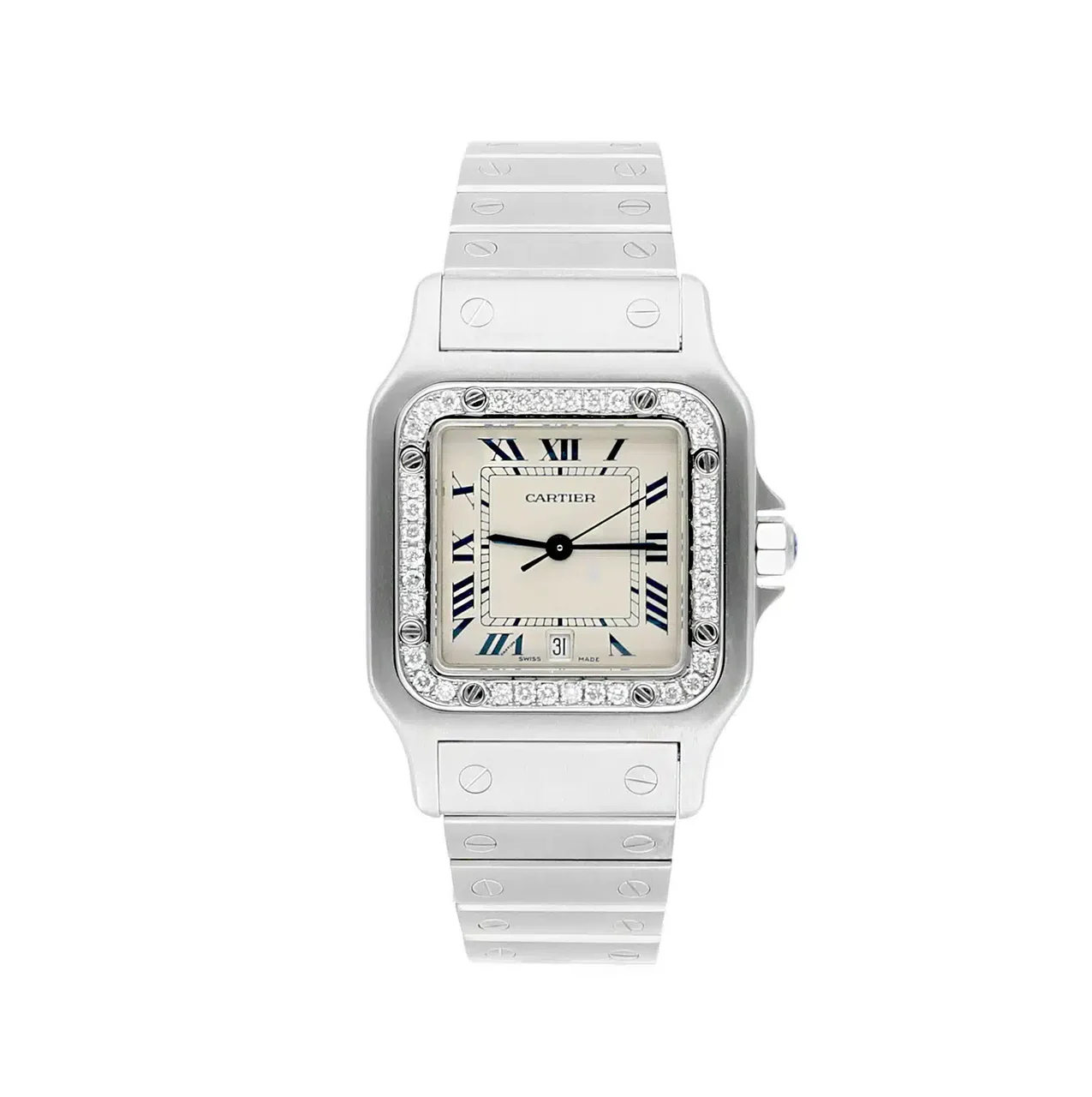 Cartier Santos NWMD43 29 mm kol saati