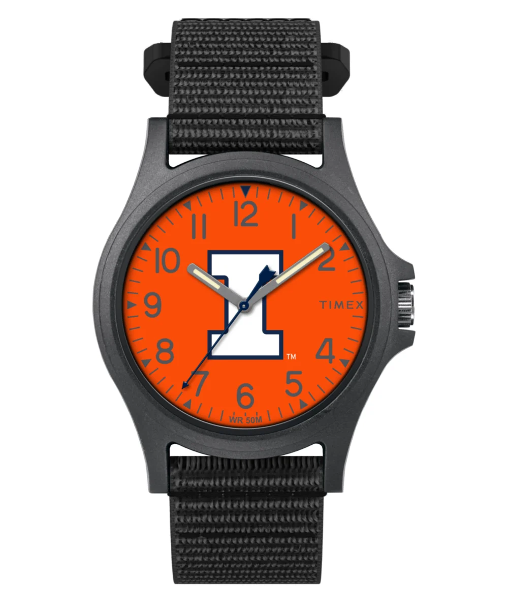 Timex Pride Illinois Illini TWZUILLMY 40 mm kol saati