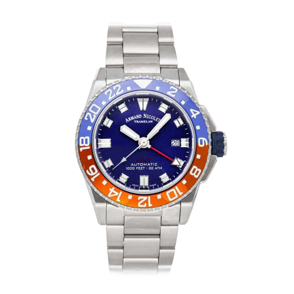 Armand Nicolet A486BGU-BU-MA4480AA 44 mm kol saati