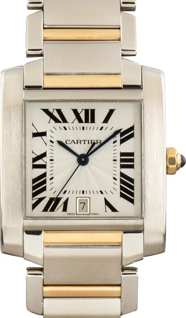 Cartier Tank Francaise Steel & Gold W51005Q4 kol saati