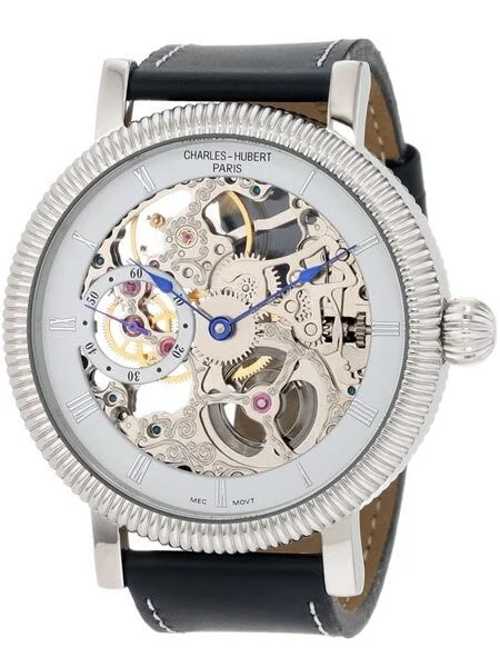 Charles Hubert Paris Charles Hubert Premium Collection Skeleton Mechanical Hand Wind Watch