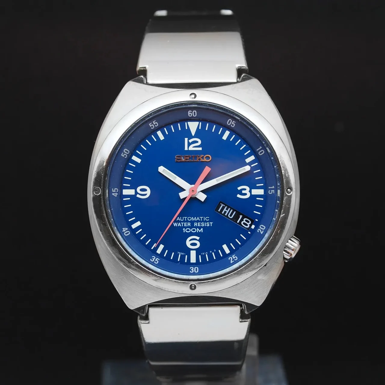 Seiko S-Wave, Ref. 7S26-0120, Cal. 7S26, Men’s Automatic Watch 38 mm kol saati